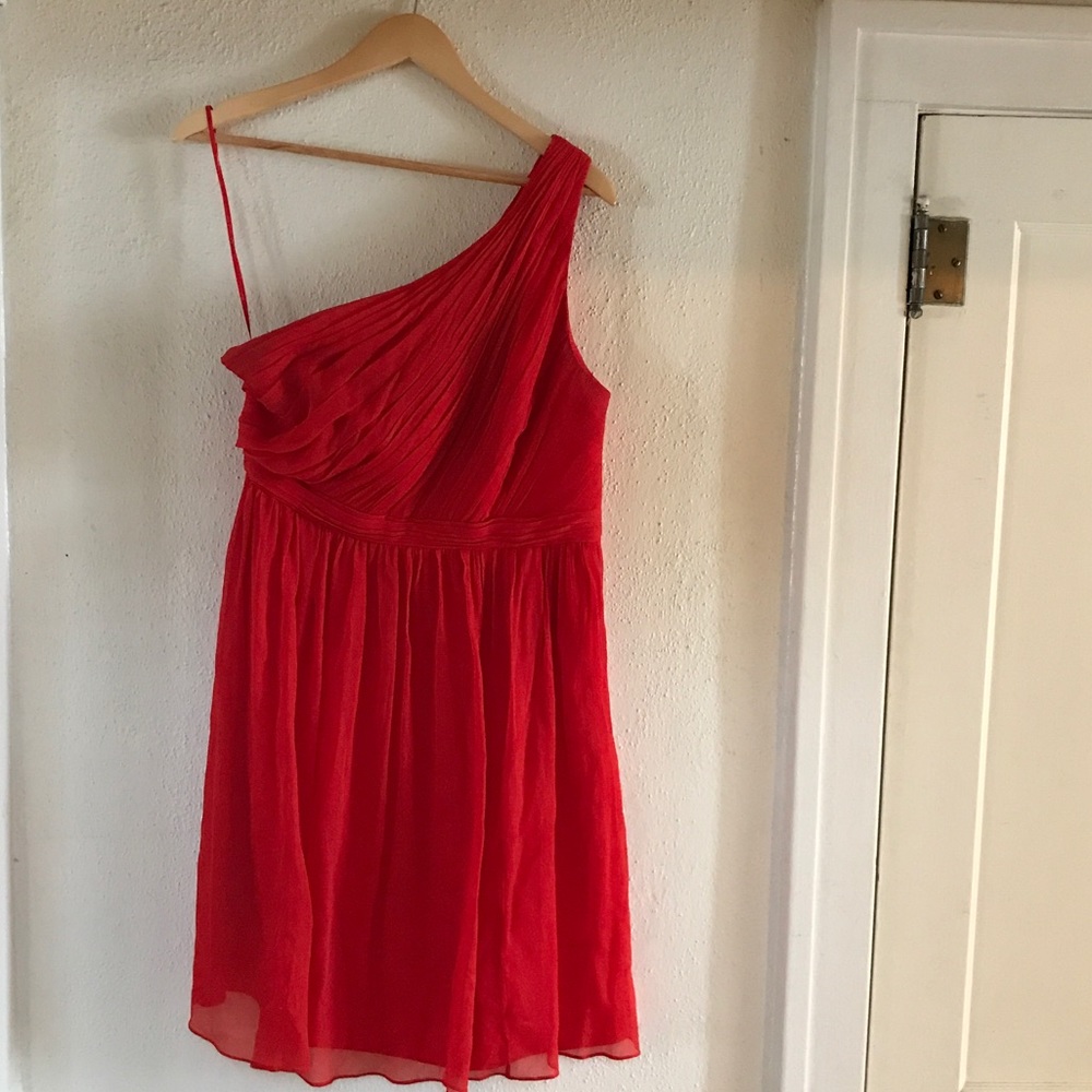 J. Crew One Shoulder Bridesmaid Dress Size 12